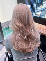 アルバム 渋谷パルコ(ALBUM)&nbsp;ハイトーンダブルカラーブリーチデザインカラーロング_ba563571