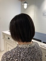 シェノン 赤羽店(CHAINON)&nbsp;丸みショートスタイル艶髪ストレートパーマ赤羽ショートがうまい