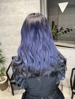 モーション 新宿(motion)&nbsp;ラベンダーカラー　ケアブリーチ　裾カラー