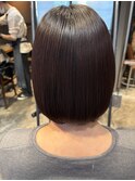 ◎冬カラー×小顔効果！大人可愛い丸みボブで艶髪イメチェン