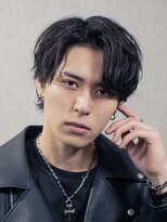 テクト バイアッシュ 吉祥寺店(Tect by Ash)&nbsp;センターパートウルフスパイラルパーマサーフカール