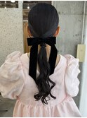 ヘアセット/カチもり/結婚式セット/お呼ばれヘアセット