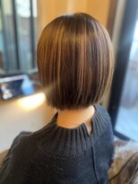 スノードロップ(SNOW DROP)&nbsp;50代女性×ボブ×ベージュブラウン