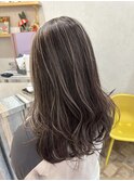 グレージュハイライト