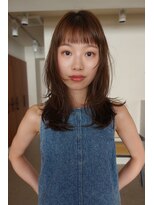 エンス 銀座(Ence)&nbsp;韓国顔周り/スモーキーカラー/ダークブラウン/髪質改善//銀座