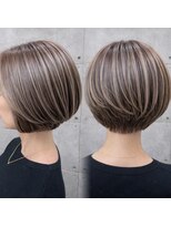 リトマス 二子玉川(litmus)&nbsp;二子玉川/脱白髪染め/艶ボブ/50代/60代/エンドカラー