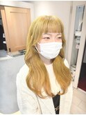 ハイトーンくすみイエローカラー＊*【横浜/横浜駅】