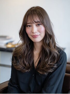 アブニールドール 大山台店 ミルクティーブロンド/ダークブルー/デジタルパーマ/柏の葉