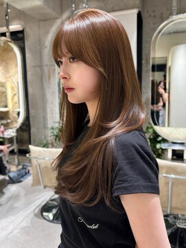シティ オモテサンドウ(CITY omotesando) ミントベージュ 顔周りカット