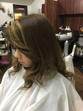 ヘアー クリエイション アミー あびこ店(Hair Creation ami) ★ベージュ系カラーメッシュ★