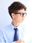 AFLOAT【須藤直矢】20代人気ビジネスショートパーマスタイル