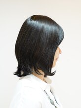 美容室 髪人形