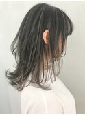 インナーカラー×ハイライト×ネオウルフカット