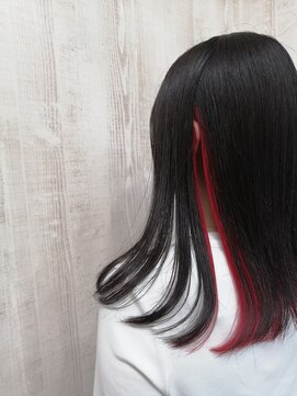 ラッズプラスエイチ(Lads+h) インナーカラー（トマトレッド）