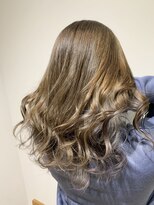 ブゾン(buZon)&nbsp;☆【buZonブゾン】ウェーブロング×ミルクティーベージュ