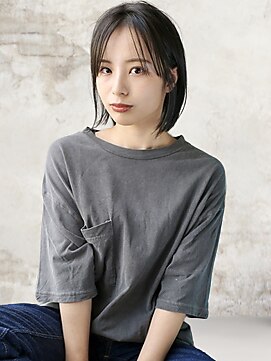 ヘアーアンジェ 南矢野目店(Hair ange) 【イルミナカラー×髪質改善TR】耳かけショートスタイル