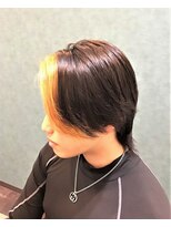 ヘアースペースシャルム (HAIR SPACE Charme) マッシュウルフ×アクセントカラー