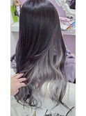 【Mｅｒｃｉ】ダークグレーラベンダー×ホワイトグレー☆