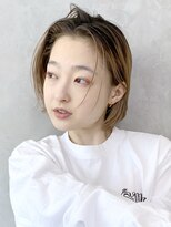 アイティーバイアルバム 下北沢店(IT by ALBUM)&nbsp;ナチュラルボブ_くびれミディイヤリングカラーこなれミディ_8502