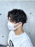 刈り上げツイストスパイラルパーマ
