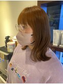 セミロングロブスタイル