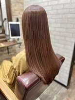 ハサミバイアトリエナガノ 千葉(8sami by atelier nagano)&nbsp;デザインカラー／レイヤーカット/ウエットヘア/オリーブベージュ