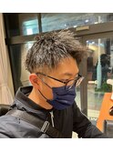メンズベリーショートツイスト