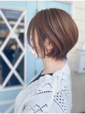 丸みショート/大人ショート/ショートボブ