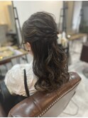【ヘアアレンジ】ゆるめハーフアップ　担当　木曽