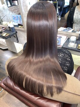 エンジェル 川越(Angel) うる艶ストレート/グレージュカラー/グレーベージュ20代30代40代