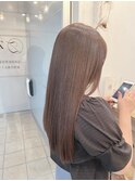 大人かわいい20代30代40代小顔ショコラベージュ　Zina本八幡