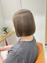 ネイロ 錦糸町(NeiRo)&nbsp;グレーベージュレイヤーロングアッシュカラー前髪パーマ