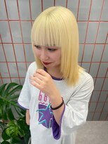 ペレ 渋谷(PELE) 黒髪/グレーベージュ/ハイトーン/ブリーチ/渋谷