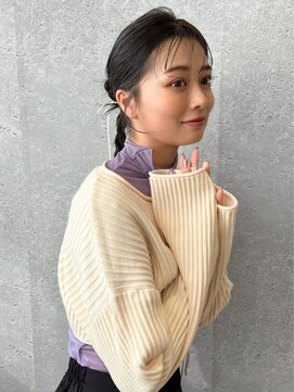 アース 三軒茶屋店(HAIR&MAKE EARTH) 三軒茶屋_レディース_ヘアアレンジ_ヘアセット_編み込み_小顔_