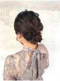 岡田≫結婚式お呼ばれヘアセット