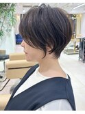 ひし形ショート/前下がりショート/絶壁解消30代/40代【橋本】