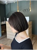 20代30代大人可愛い髪質改善ヘア韓国ボブ透明感