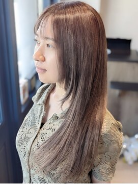 シムニーヘアー(Simney hair) 透け感グレージュカラー