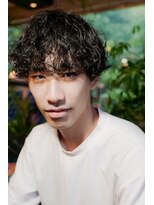 ヘアー グランジ プラス(hair Glunge Plus) 【メンズパーマ】【トレンド感】波巻きパーマ