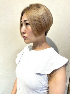 リサヘアーデザイン(RISA HAIR DESIGN) 天神/大名/赤坂/ハイトーン/前下がりショート