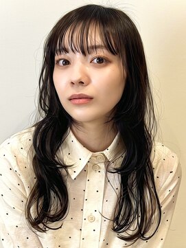 ヘアアンドメイク ニューヨーク ニューヨーク 長岡天神店(Hair&Make NYNY) 艶髪アッシュブラウン3段レイヤー/イルミナカラー/顔まわり