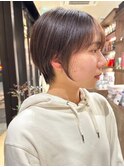 小顔で可愛くなれるマッシュショート