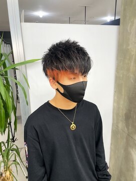 キング 高槻(K!ng) 縮毛矯正髪質改善ハイライトレイヤーカット高槻美容室エクステ
