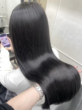 シーン(seen) 【ダークグレージュ】小顔暗髪ブルージュレイヤーカット