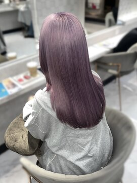 ジーナ 名駅(XENA.) 《karen》ラベンダー/艶カラー/透明感カラー/夏カラー/レイヤー