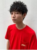 パーマ風マッシュショート