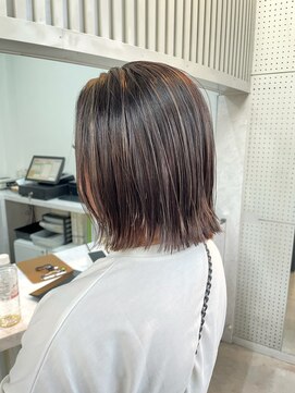 ゴットイズム(GOTTO ISM) 切りっぱなしボブコントラストハイライト