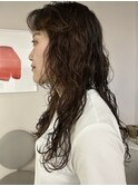 ロング/ケアパーマ/ウェーブヘア/前髪パーマ