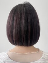 ヘアー アイス 御器所本店(HAIR ICI) 20代30代秋冬暗髪カラーレイヤーボブパーマ小顔ショート