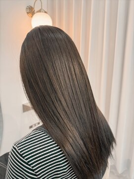 柔らかい質感の地毛風縮毛矯正☆